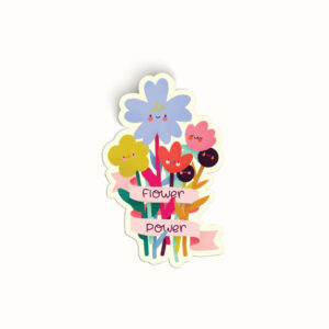 מדבקת Flower Power